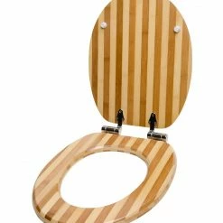 SANILO® WC-Sitz Absenkautomatik Bambus Gestreift -Badaccessoires Verkäufe e563c6a7f9914a89a0c9e94e8d066210