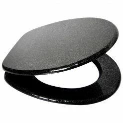 SANILO® WC-Sitz Absenkautomatik Glitzer Schwarz -Badaccessoires Verkäufe e65b55e3fde44c93adb4bf76322d403e
