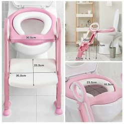 Costway Kinder Toilettensitz höhenverstellbar -Badaccessoires Verkäufe ee44b23881ce48d78f3d06c3bfc5428d