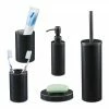 Relaxdays 5-tlg. Badezimmer Set anthrazit -Badaccessoires Verkäufe ee9132e5b4544b37afec17bf525b1bbb