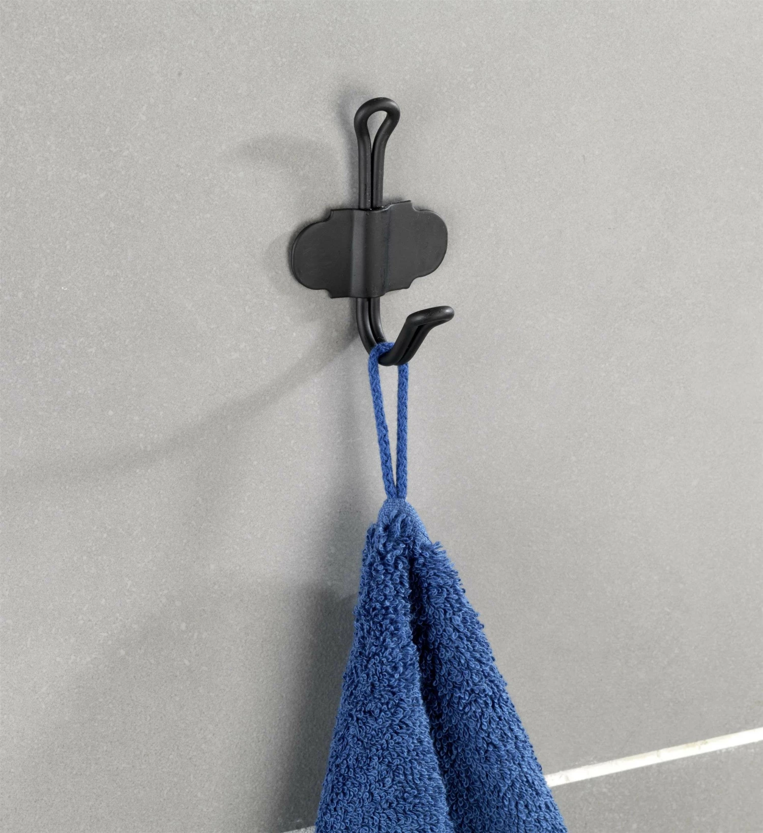 WENKO NOSTALGIA Handtuchhalter, Farbe schwarz 4 WENKO NOSTALGIA Handtuchhalter, Farbe schwarz – Bild 2