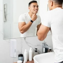 Relaxdays Seifenspender zur Wandmontage -Badaccessoires Verkäufe f08eb9dde92f4f43ae0e05bdf73247eb