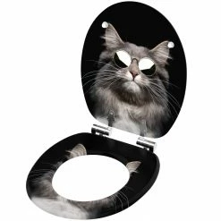 SANILO® WC-Sitz mit Absenkautomatik Cool Cat -Badaccessoires Verkäufe f0a98804634d4dfea065ff64d57501ff