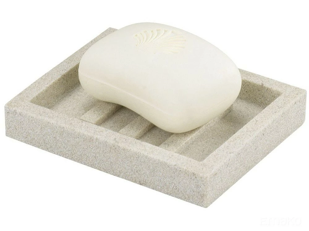 WENKO Seifenschale Vico - Sand-Optik 3 WENKO Seifenschale Vico - Sand-Optik