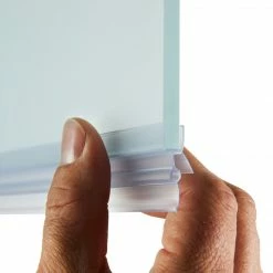 Lifa Bathing 2x Transparente Duschtürdichtung - Eiche Hell - Tiefe: 61 cm -Badaccessoires Verkäufe f610d4deda0543d39cf946a2dc7228ef