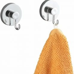 WENKO Vacuum-Loc Haken, 2er Set -Badaccessoires Verkäufe f62a77e111b14ee3b881f16b8a738eab