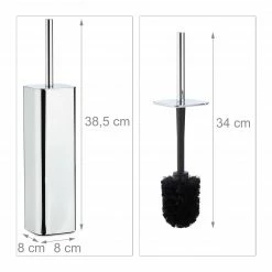 Relaxdays WC Bürstenhalter Wand -Badaccessoires Verkäufe f6b4067ab0da445385870d07ed0149d5
