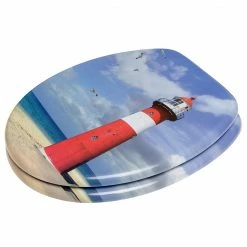 SANILO® WC-Sitz mit Absenkautomatik Leuchtturm -Badaccessoires Verkäufe f6ead958e80e43b5bf3cd39687ee290a