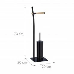 Relaxdays WC Garnitur mit Bürste und Halter -Badaccessoires Verkäufe f7ac0aaf28534b76aec8ada675e2ac23