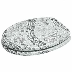 SANILO® WC-Sitz Mosaic World Grey -Badaccessoires Verkäufe fb946b1716d64a14a7025ee72d5c882d
