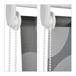 Relaxdays Duschrollo grau Punkte - Breite: 140 cm -Badaccessoires Verkäufe fbdf83cb8aa248c58f7f42ee3bfa0d02