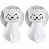 WENKO Haken mit Saugnäpfen CAT, 2 Stück, weiß -Badaccessoires Verkäufe fc2ae93b519544aa8ef5afba20a9710f