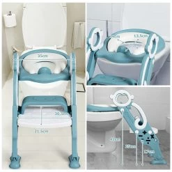 Costway Kinder Toilettensitz höhenverstellbar -Badaccessoires Verkäufe fc708e6af74c467dbb6f4d7a3c3fea4d