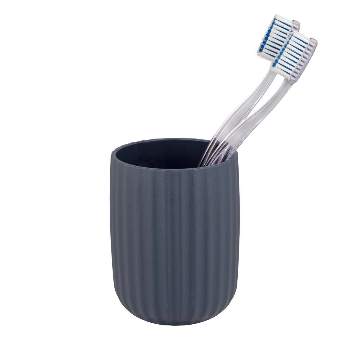Zahnputzbecher AGROPOLI, grau, WENKO 3 Zahnputzbecher AGROPOLI, grau, WENKO