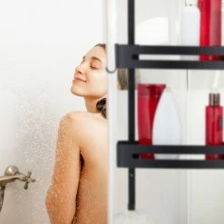 Relaxdays Duschablage zum Hängen - Schwarz -Badaccessoires Verkäufe fe4a1d03eac5409d973abd6be57a8bb0