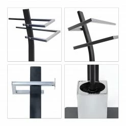 Relaxdays 2 tlg. Badezimmer Set GRAO -Badaccessoires Verkäufe fe90adee9da743c0894fd2c047e53e2d