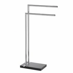 WENKO Handtuchständer Noble - Schwarz