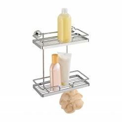 WENKO Wandregal Sion - Power-Loc - mit 2 Ablagen