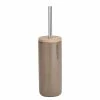WENKO WC-Garnitur Palo - Polyresin / Bambus massiv - Taupe -Badaccessoires Verkäufe wc garnitur palo kunststein bambus taupe 4230284