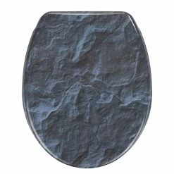 WENKO WC-Sitz Slate Rock - Blau