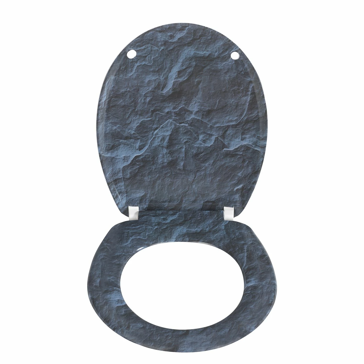 WENKO WC-Sitz Slate Rock - Blau 4 WENKO WC-Sitz Slate Rock - Blau – Bild 2