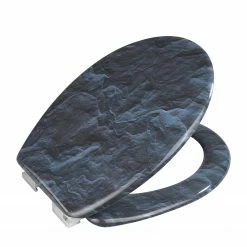 WENKO WC-Sitz Slate Rock - Blau 11 WENKO WC-Sitz Slate Rock - Blau -Badaccessoires Verkäufe wc sitz slate rock blau 4249720