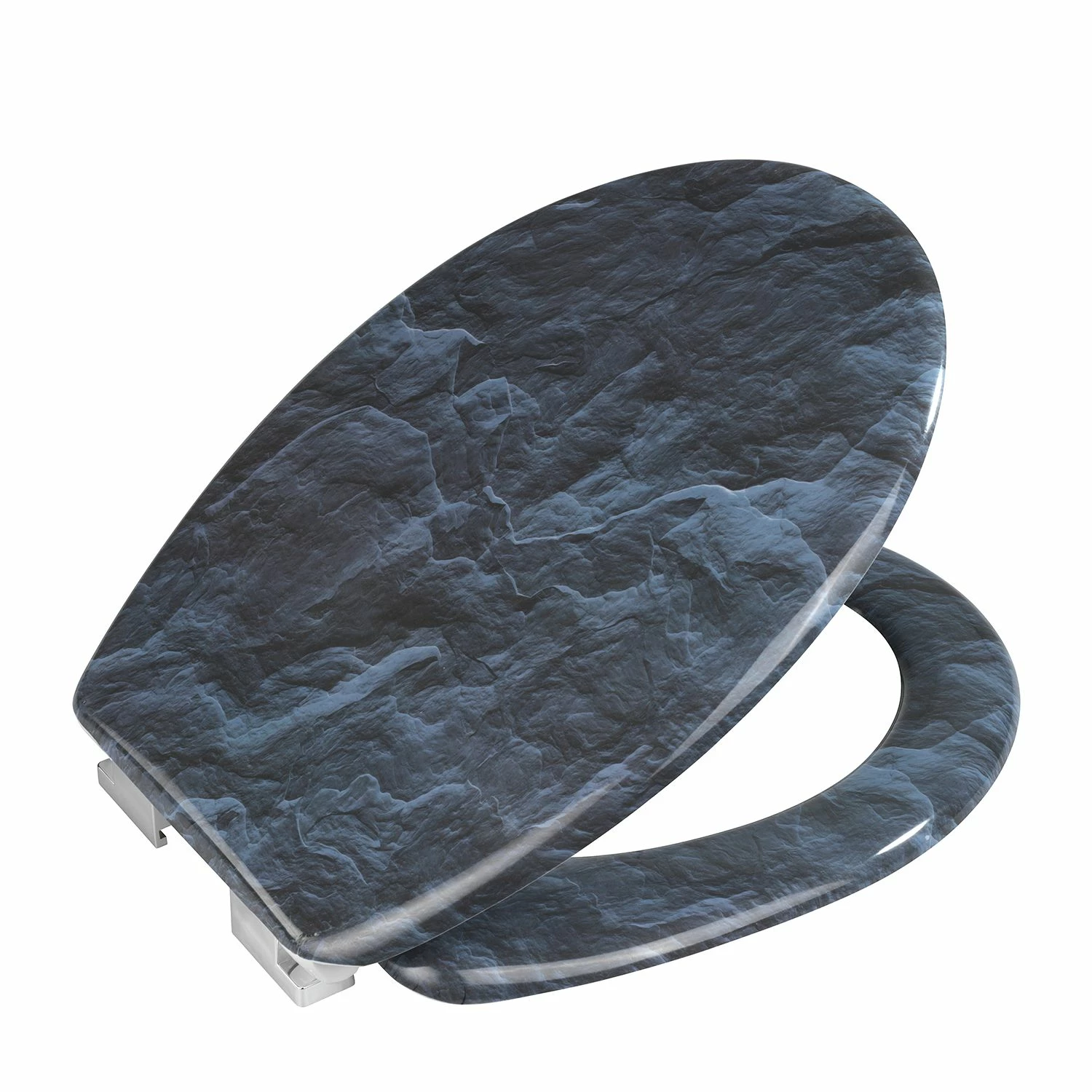 WENKO WC-Sitz Slate Rock - Blau 5 WENKO WC-Sitz Slate Rock - Blau – Bild 3