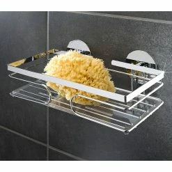 WENKO Wandablage TurboFIX - Edelstahl