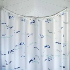 Rundduschstange Dione - Aluminium / ABS-Kunststoff - Chrom