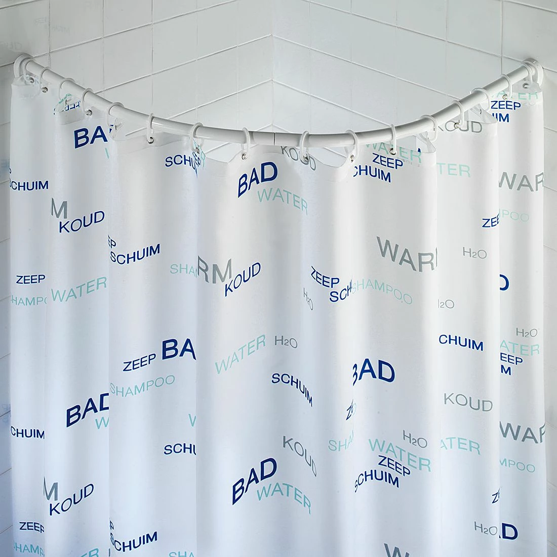 Rundduschstange Dione - Aluminium / ABS-Kunststoff - Chrom 3 Rundduschstange Dione - Aluminium / ABS-Kunststoff - Chrom