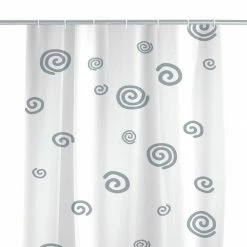 WENKO Duschvorhang - Muster Snails